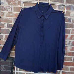 Navy Universal Standard Knit Elbe Shirt